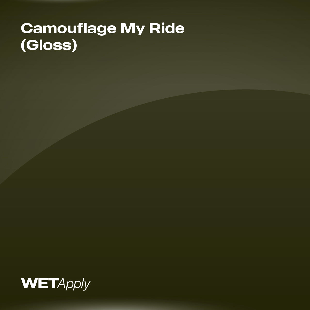 Camouflage My Ride (Gloss)