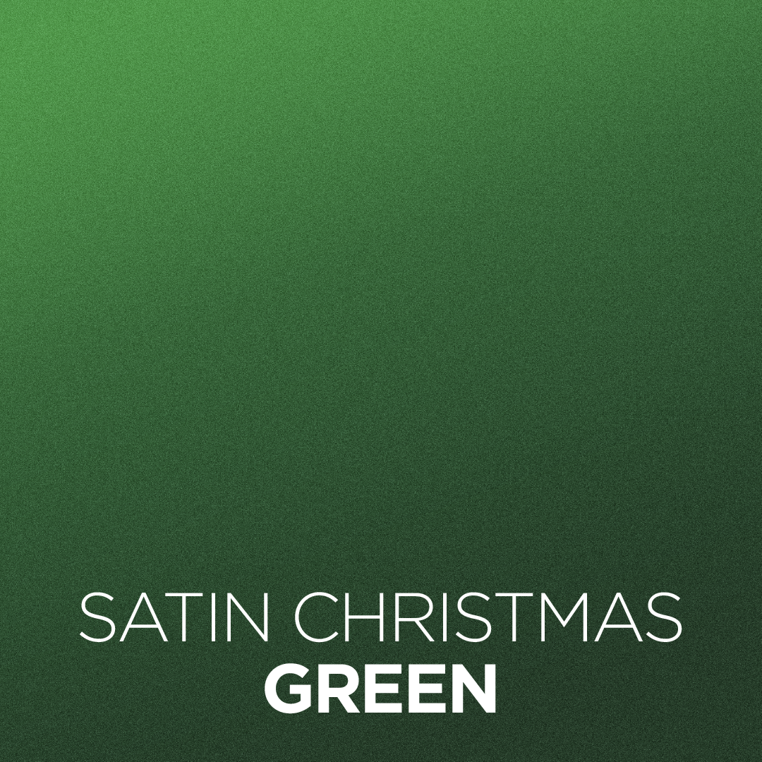 Satin Christmas Green