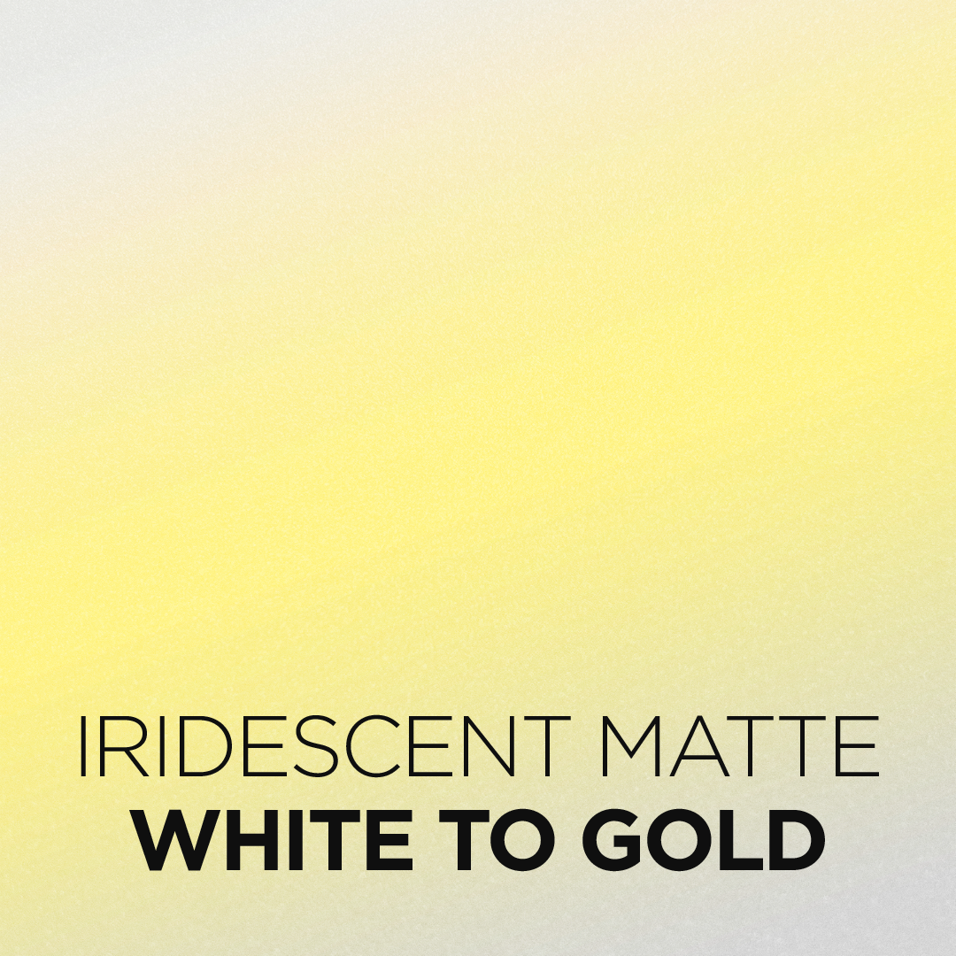 iridescent matte_white to gold