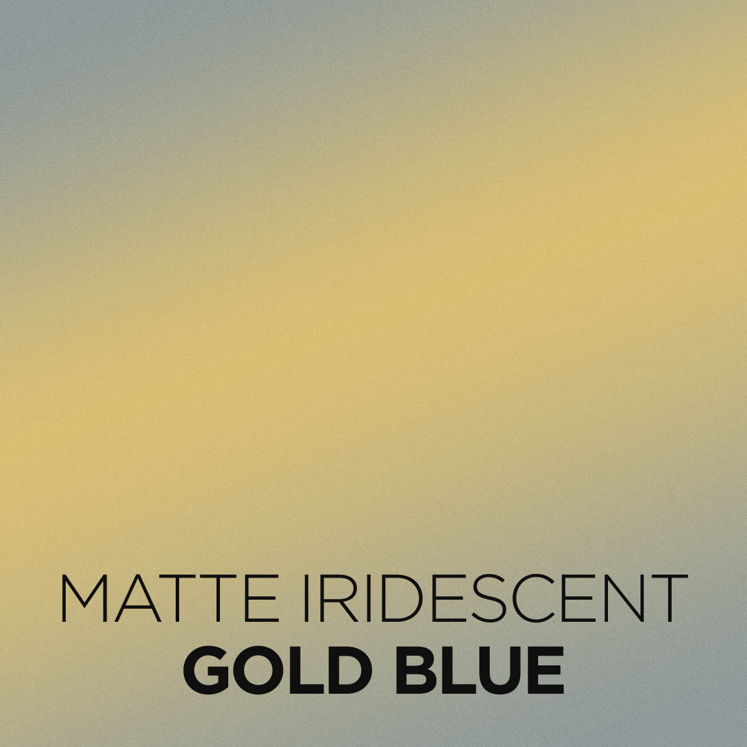 matte iridescent_gold blue