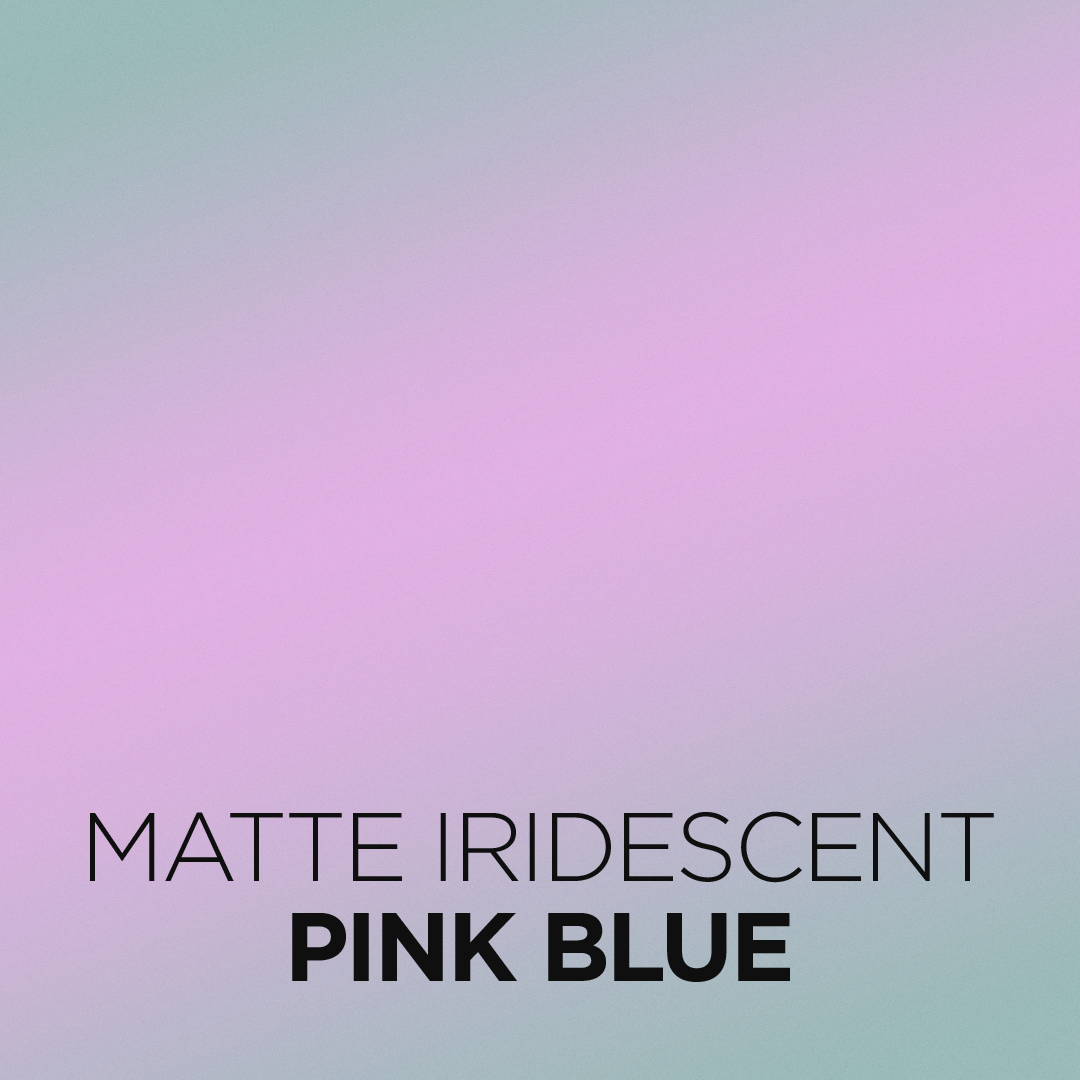 matte iridescent_pink blue