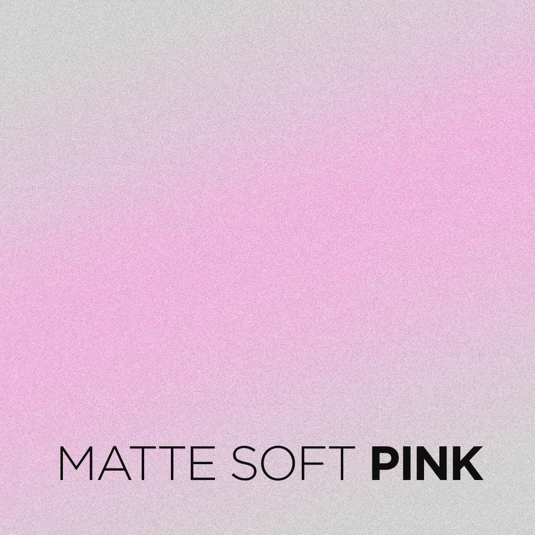 matte soft pink